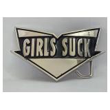 Belt Buckle - Girls Suck