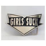 Belt Buckle - Girls Suck