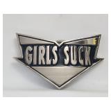 Belt Buckle - GIRLS SUCK