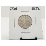 1931 5 Cents Canada