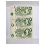 Great Britain Pounds Lot of 3