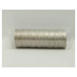 2010 Color Poppy 25 Cents Canada Bank Roll