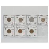 Kuwait 1973-2013 Coin Set