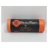 2004 Color Poppy 25c RCM Roll