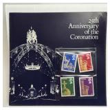 Queen Elizabeth Coronation Stamp Set