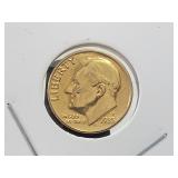 1983P Gold Plated Dime US