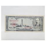 Cuba 1956 1 Peso Rare