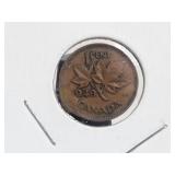 1949 Cent Canada Pinched