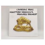 Canadian Army Dragoons Manitoba Badge