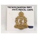 WW2 Royal Canadian Army Medical Corps Badge