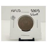 1909 Newfoundland Large Cent King Edward VII