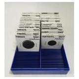 World Coins in Lighthouse Storage Box