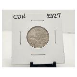 1927 5 Cents Canada