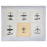 Airplane Identification Cards WW2 era