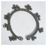 Brass Bangle with Bells