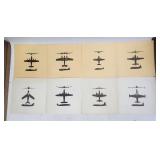 Airplane Identification Cards WW2 era