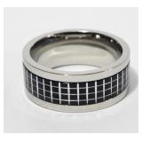 Spinner Ring Band Sz 9 Stainless Steel
