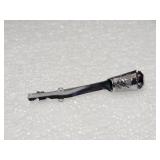 Amethyst Brooch Silver Tone by Mizpah