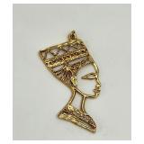 Egyptian Pendant Nefertiti VTG