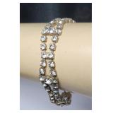 Clear Rhinestone Bracelet VTG
