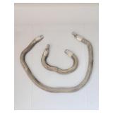 Snake Texture Necklace & Bracelet Set VTG