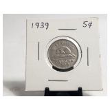 1939 Canada 5c King George VI