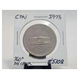 1973 $1 Dollar Canada Chained Beads Variety UNC