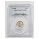 1977S US 10c PCGS PR69 Deep Cameo