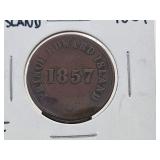 1857 PEI Colonial Token Canada