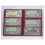 Canada $1 Dollar Collection 1937 to 1973