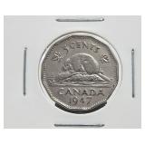 1947 DOT Canada 5 Cents Key Date