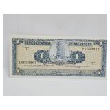 Nicaragua 1968 Banknotes