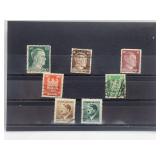 Germany WW2 Hitler Stamps
