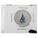 2007 25 Cents Christmas Tree UNC Canada