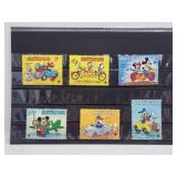 Disney Stamps from the 1970s Mint