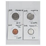 2008 Cayman Island ProofLike Coins UNC