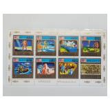 Apollo 11-17 Stamp Sheet