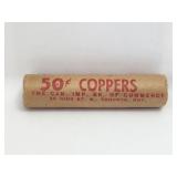 1967 BU Canada Cents Bank Roll