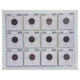 1920 to 1936 Canada Cents