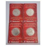 Football NFL Budweiser Tokens