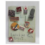 Russia Lapel Pins 1960s