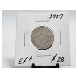 1927 5 Cents Canada