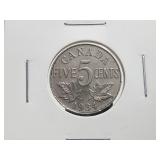 1934 Canada 5 Cents