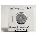 1945 Canada 5c King George VI