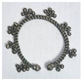 Brass Bangle with Bells