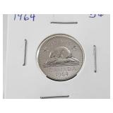 1964 5 Cents ProofLike UNC