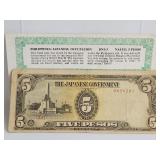 Japan WW2 Occupation of Philippines Banknote
