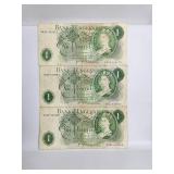 Great Britain Pounds Lot of 3