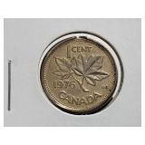 1976 Gold Color Penny in Bezel