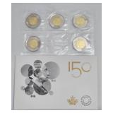 2015 Sir John A. MacDonald $2 Dollars Set Canada